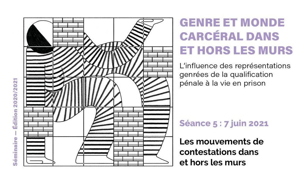 visuel du séminaire "genre et monde carcéral" du 7 juin 2021