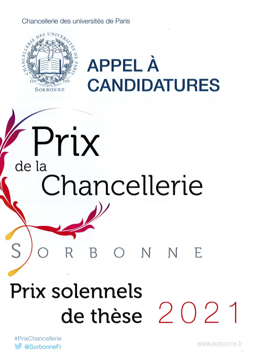 Diplôme du prix de thèse de la chancellerie