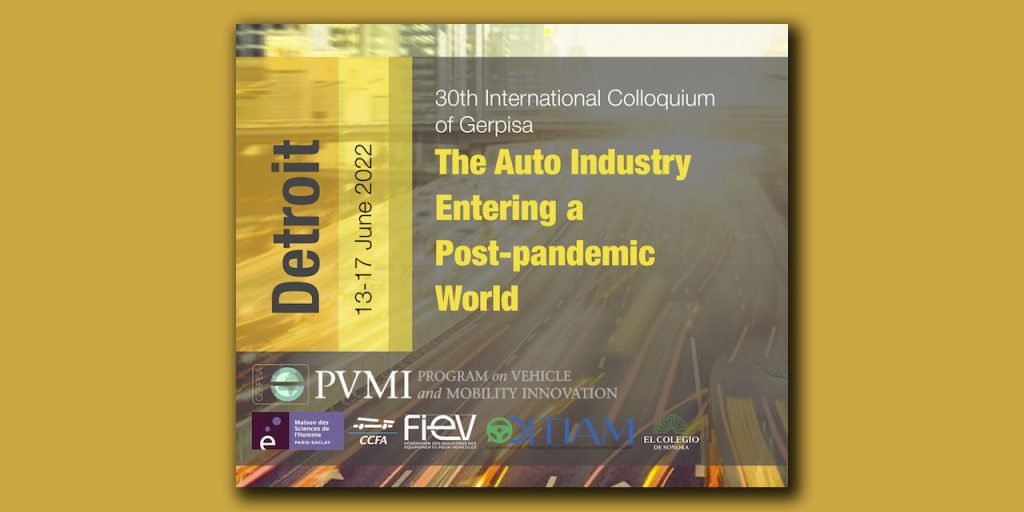 trentième colloque international du Gerpisa